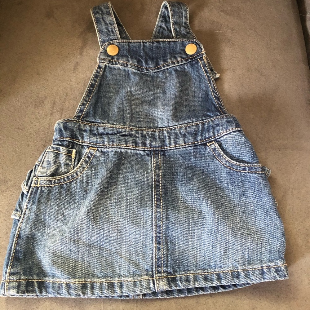 Baby old navy overalls dress